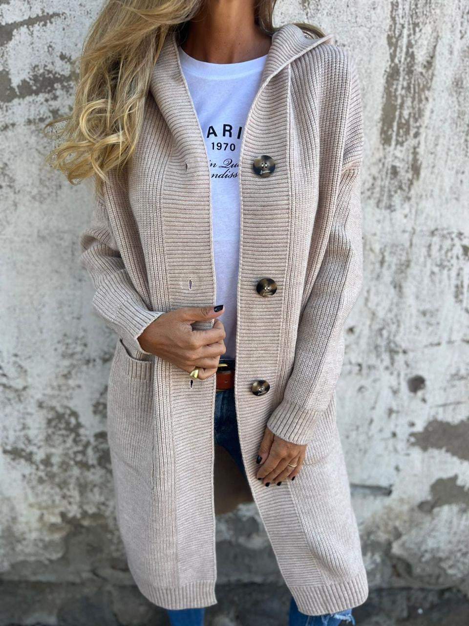 Dames Trui Cardigan Gebreid voor Elke Gelegenheid 1