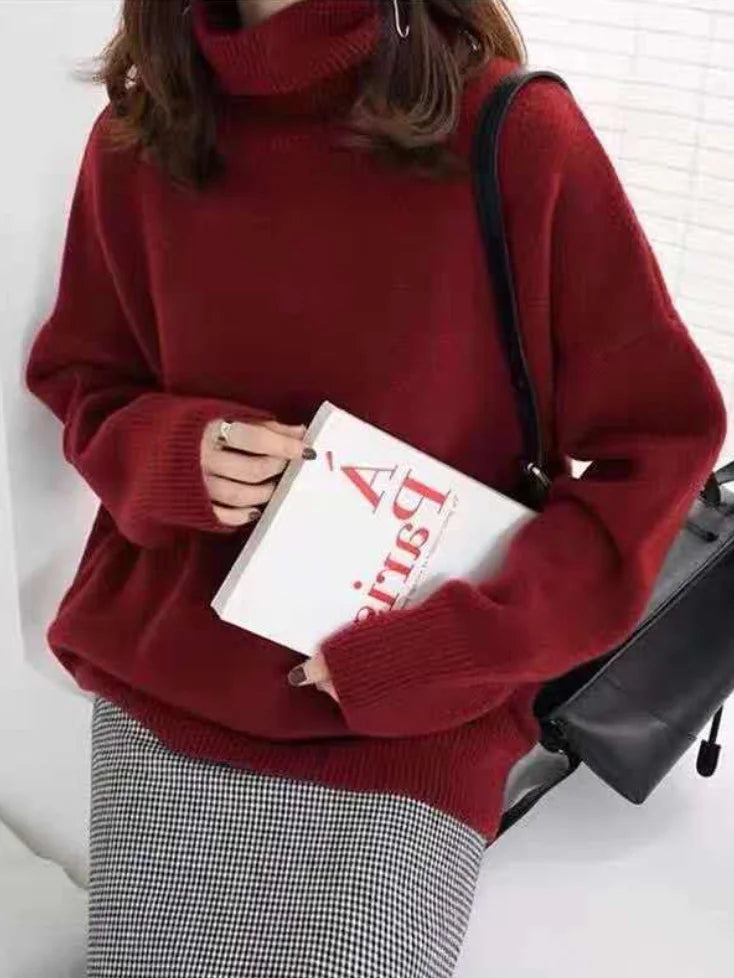Dames Turtleneck Trui Wolmix 4