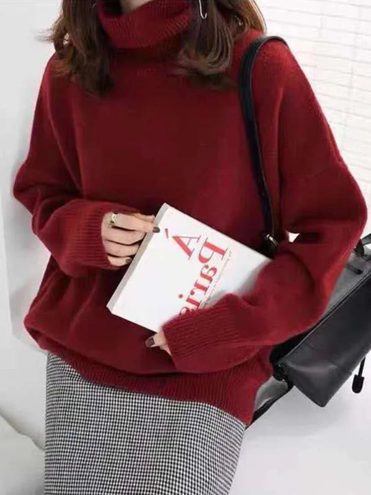 Dames Turtleneck Trui Wolmix 4