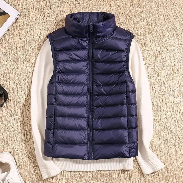 Dames Vest Mouwloos Lichtgewicht Puffer voor Casual en Actieve Gelegenheden 11