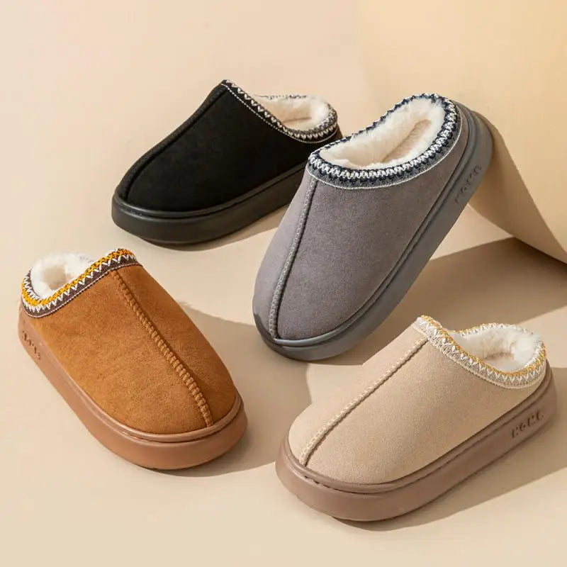 Dames Winter Slippers met Zachte Voering en Antislip Zool 4