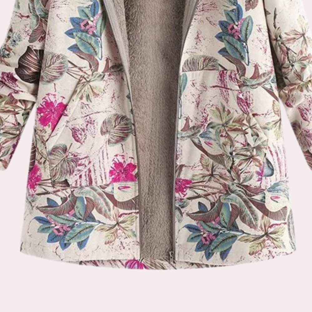 Dames Winterjas Met Zachte Voering en Moderne Stijl 3