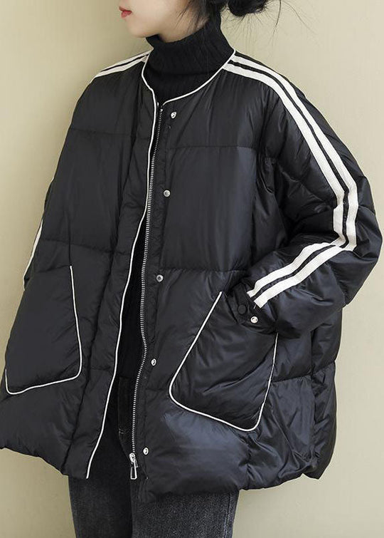 Dames Winterjas met Ritssluiting en Losse Pasvorm 1