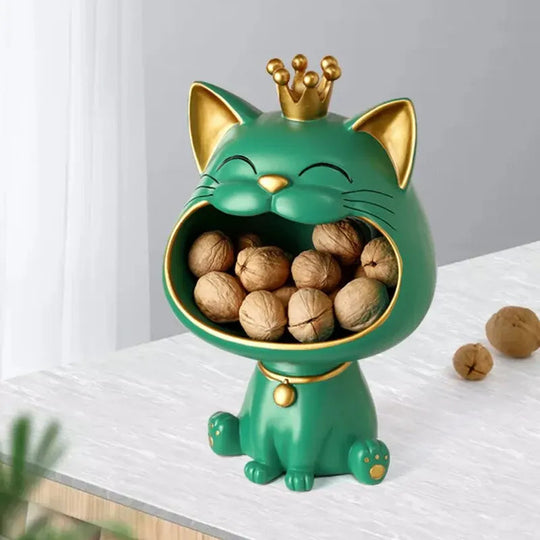 Decoratief Beeldje Vrolijke Kat 3