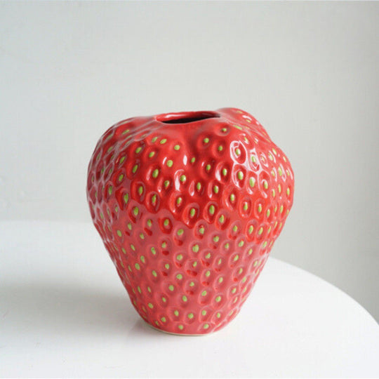 Decoratieve Aardbei Vaas Keramisch 12