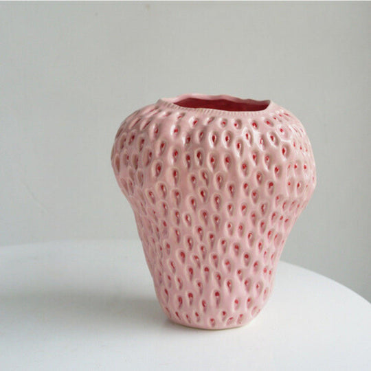 Decoratieve Aardbei Vaas Keramisch 9