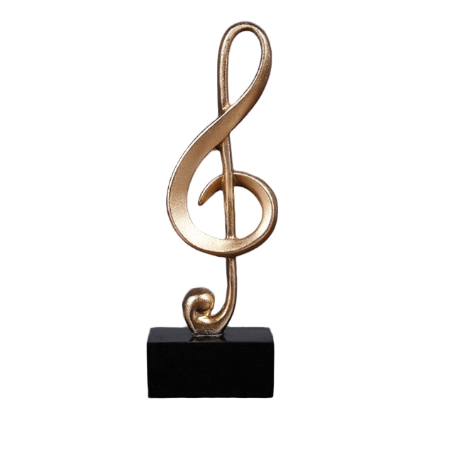 Decoratieve Muzieknoten Beeld voor Thuis 0