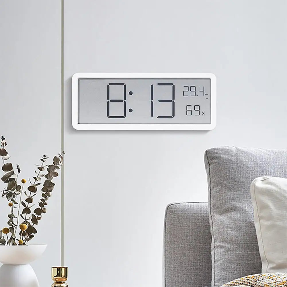 Digitale Wandklok met LED Display en Temperatuur Sensor 2