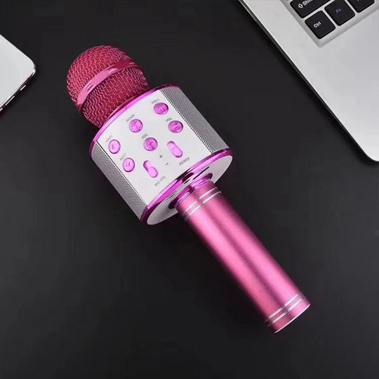 Draadloze Karaokemicrofoon Voor Dames en Heren Met Ingebouwde Luidsprekers 4