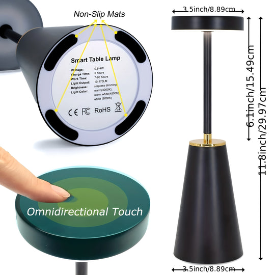 Draadloze Touchlamp Modern 3