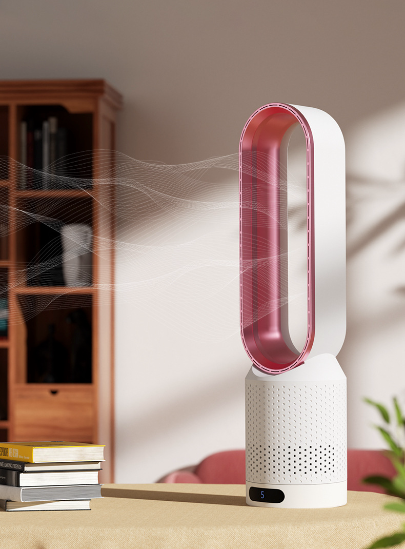 Draagbare 3-in-1 Luchtkoeler met Luchtreiniger en Oscillerende Ventilator 1