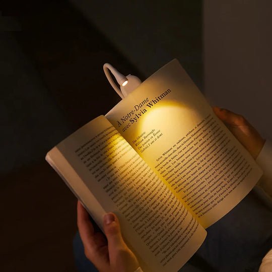 Draagbare Mini Leeslamp met Clip en Dimbare LED 0