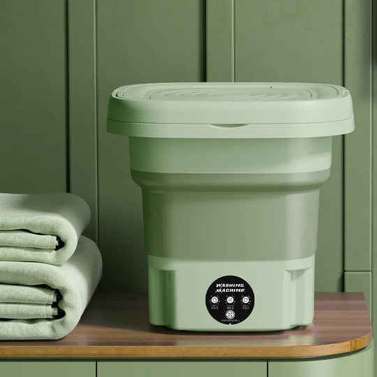 Draagbare Mini Wasmachine 8L Opvouwbaar Voor Kleine Ruimtes En Camping 0