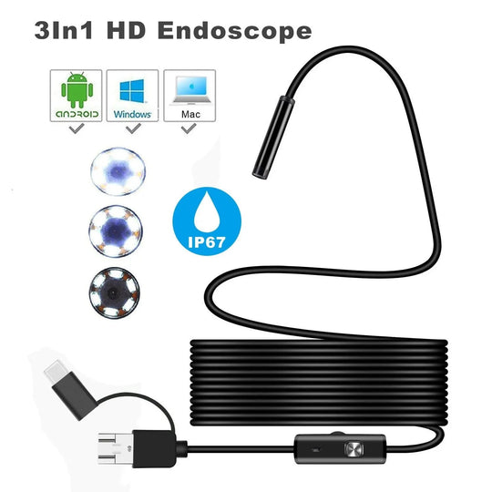 Endoscoopcamera voor Inspectie met Verlichting 2