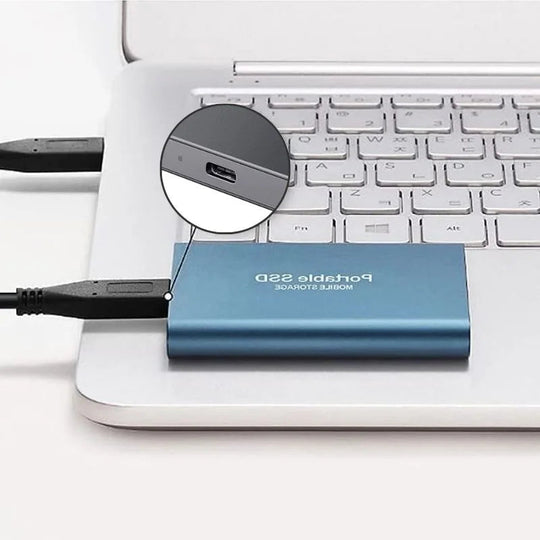 Externe SSD 1TB Aluminium Draagbare Schijf met Hoge Snelheid tot 1050 MB/s 6