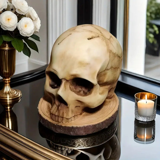 Gothic Doodskop Messenhouder voor de Keuken 1