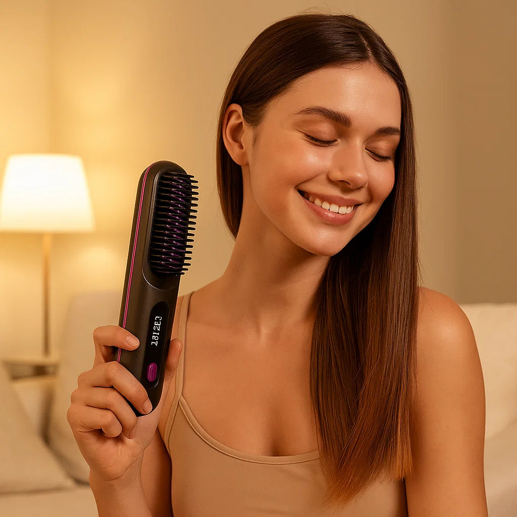 Haarstyler voor Glanzend en Steil Haar 0