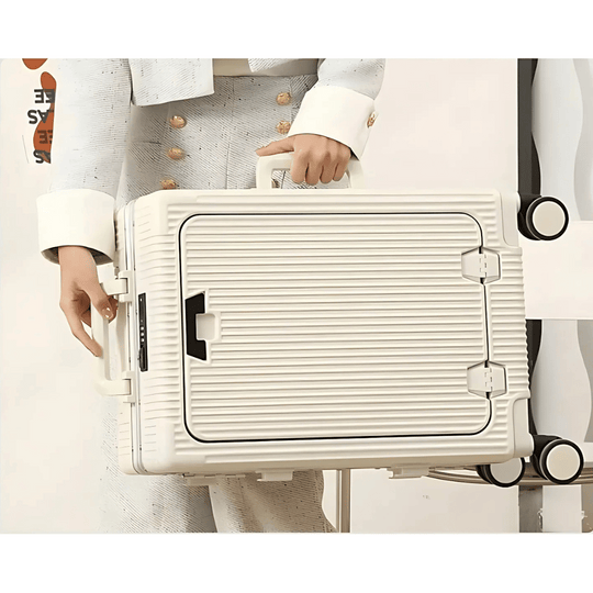Handbagage Koffer Voor Zakenreizigers Met Aluminium Frame En USB Oplaadpoort 4