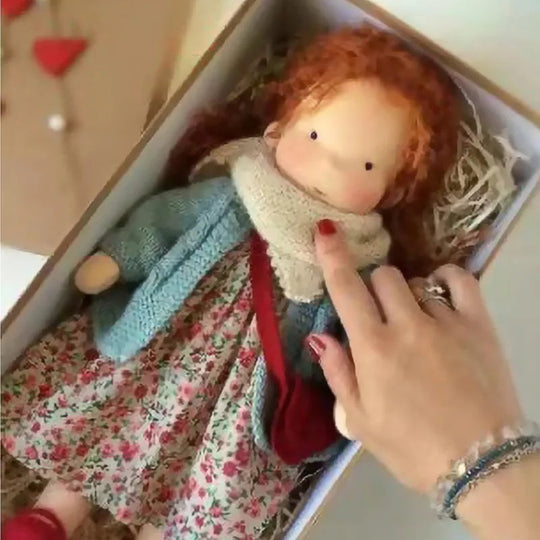 Handgemaakte Pluche Pop voor Kinderen 32
