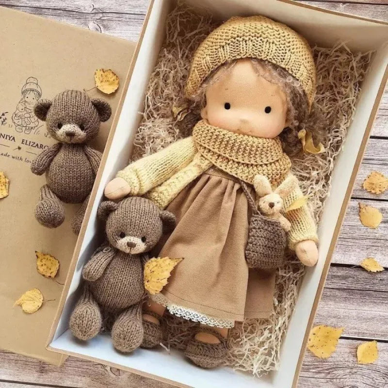 Handgemaakte Pluche Pop voor Kinderen 34