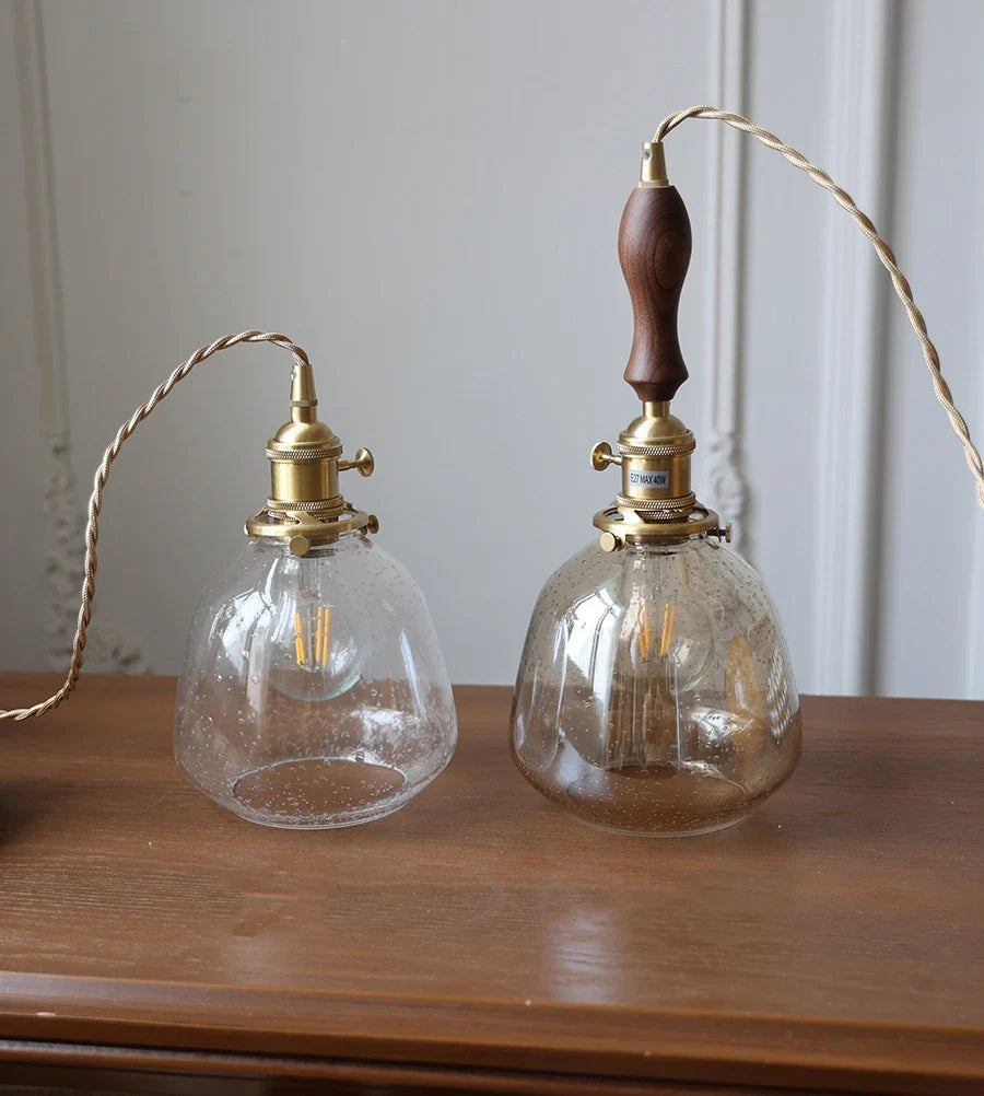 Hanglamp Vintage Stijl met Glazen Design 5