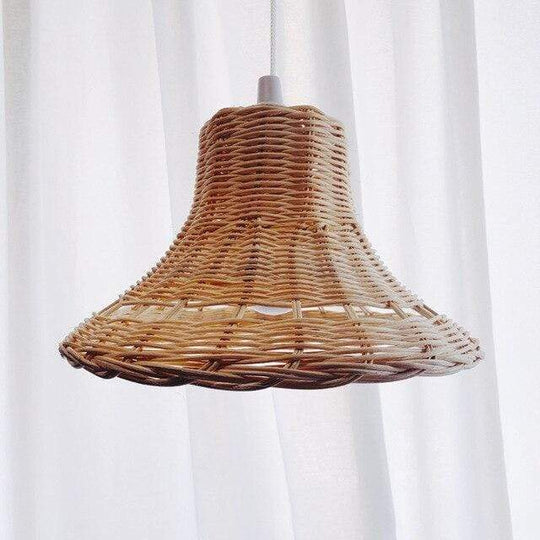 Hanglampenkap Rotan Handgeweven 4