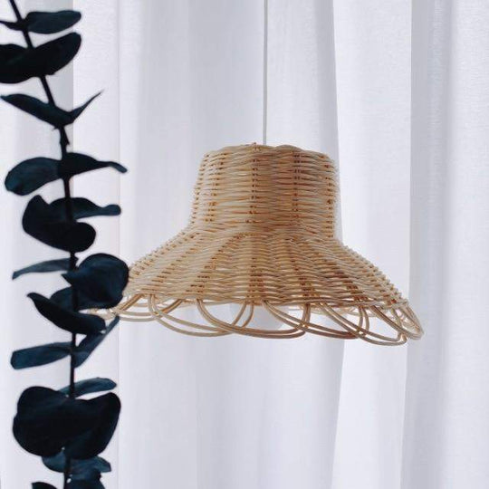 Hanglampenkap Rotan Handgeweven 6