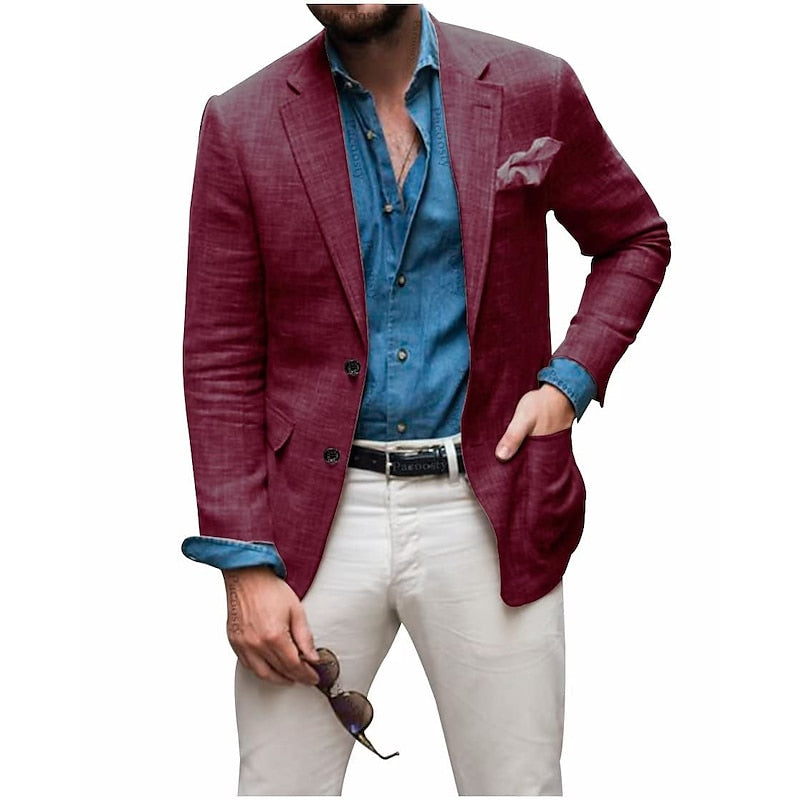 Heren Blazer Casual Stijl 5