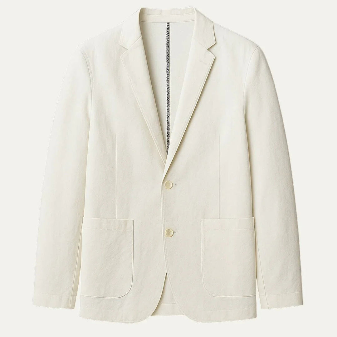 Heren Blazer van Linnen in Moderne Snit voor Formele en Casual Gelegenheden 0