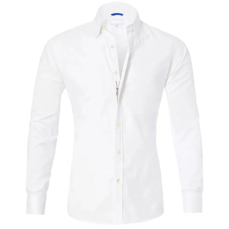 Heren Blouse Ademend Met Verborgen Rits Voor Actieve Dagen 15