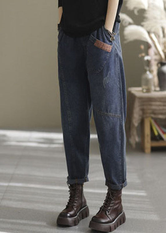 Heren Broek Denim met Elastische Taille voor Casual en Formele Gelegenheden 2