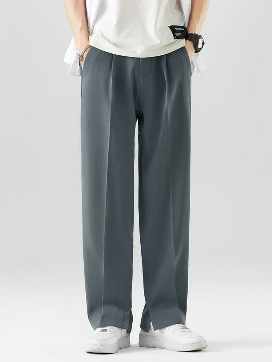 Heren Broek Recht Model Relaxed Fit Ademend Materiaal 4