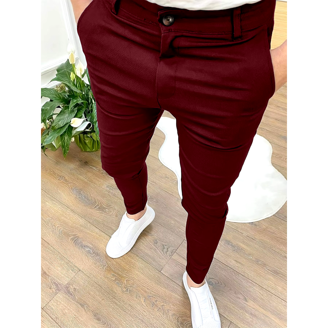 Heren Businessbroek Klassieke Snit 5