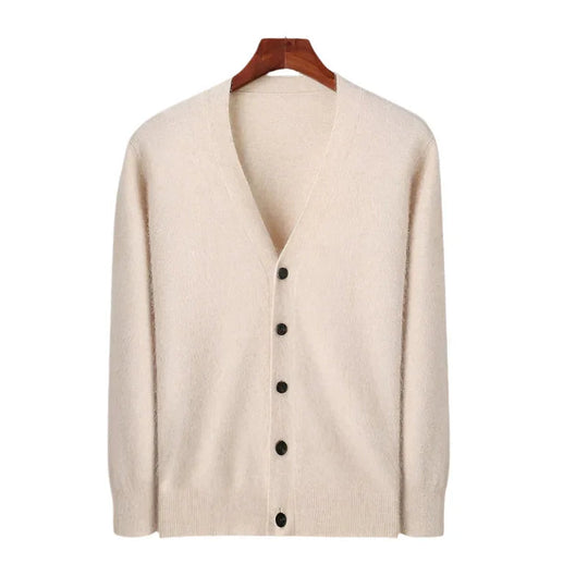 Heren Cardigan van Kasjmier met Knopen 6