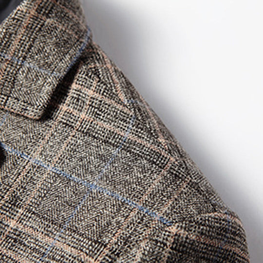 Heren Casual Blazer met Broderie 3