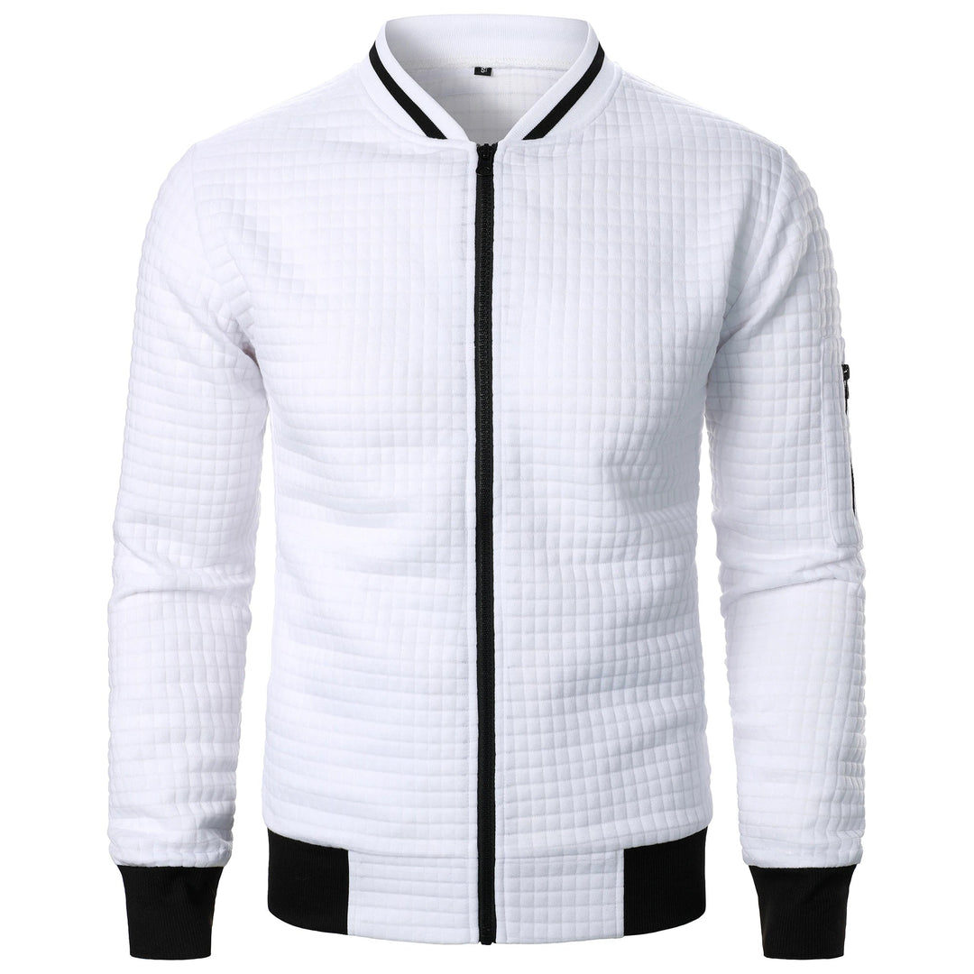 Heren Casual Jack met Staande Kraag en Rits 3