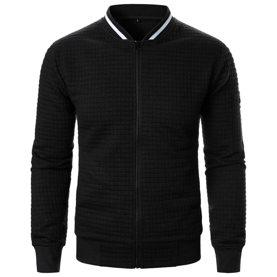 Heren Casual Jack met Staande Kraag en Rits 4