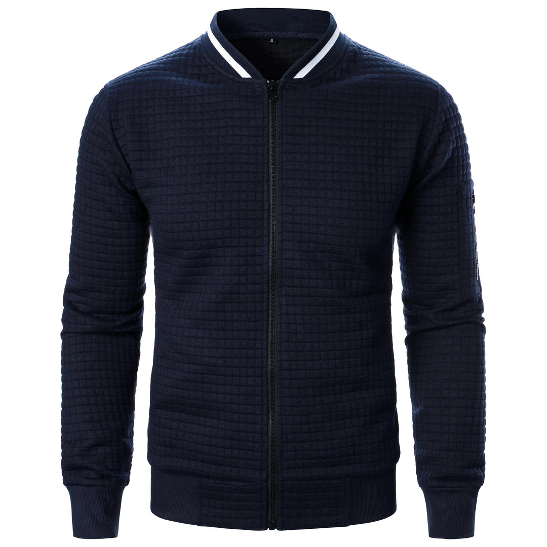 Heren Casual Jack met Staande Kraag en Rits 7