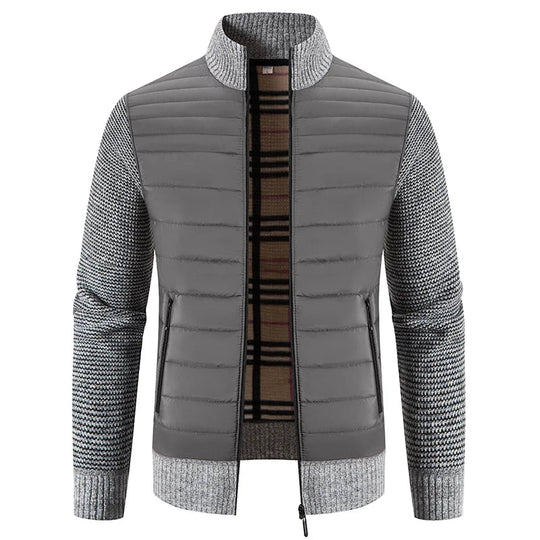 Heren Fleecejacka Kort Modern Design 3