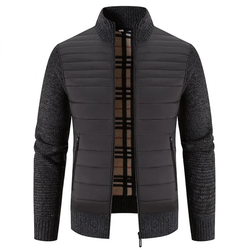 Heren Fleecejacka Kort Modern Design 7