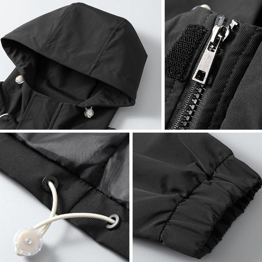 Heren Hooded Jacket Waterafstotend Casual 6
