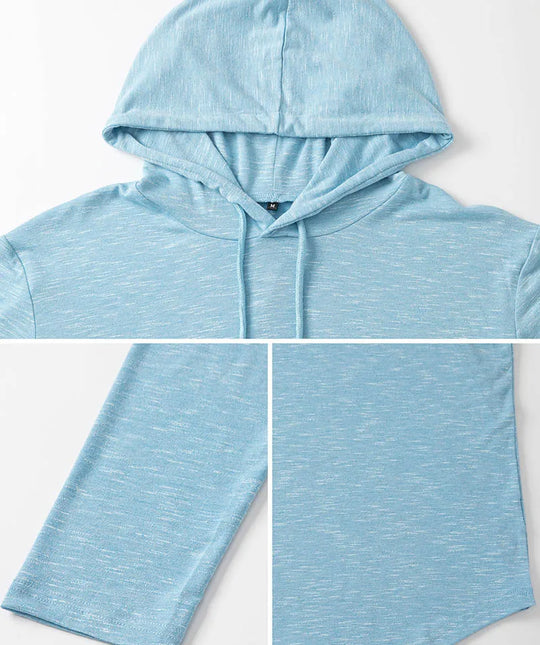Heren Hoodie Lichtgewicht Ademend Casual Polyester Katoen 5