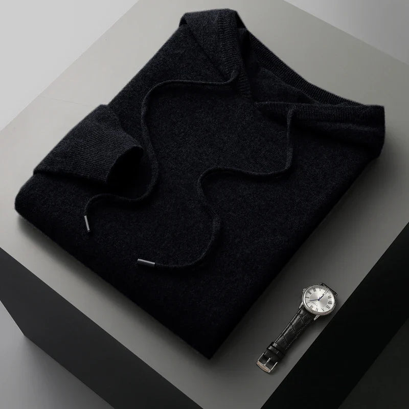 Heren Hoodie van Merinowol voor Comfort en Stijl 10