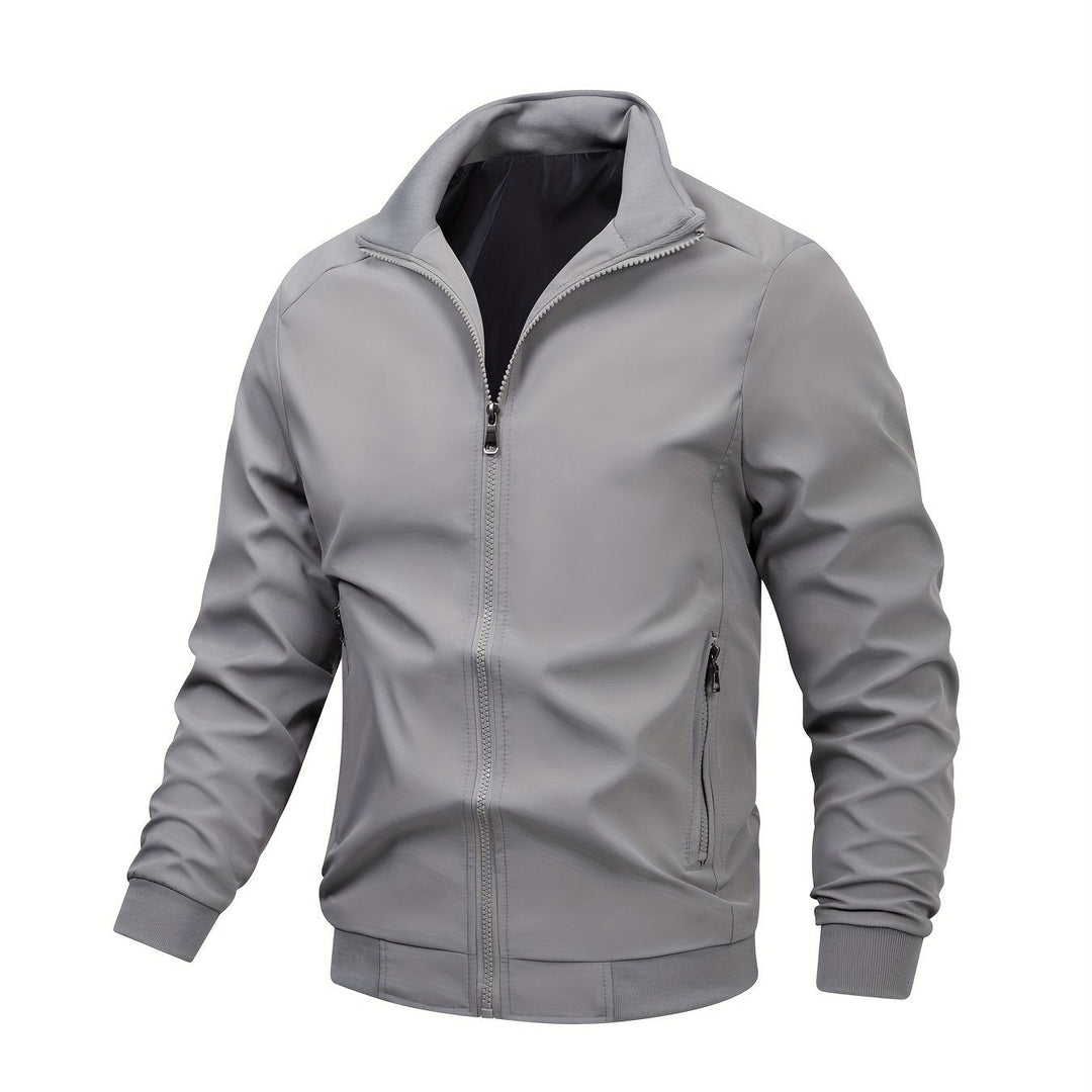 Heren Jack Zomer Casual Stijl Met Verhoogde Kraag 0