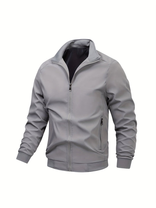 Heren Jack Zomer Casual Stijl Met Verhoogde Kraag 3