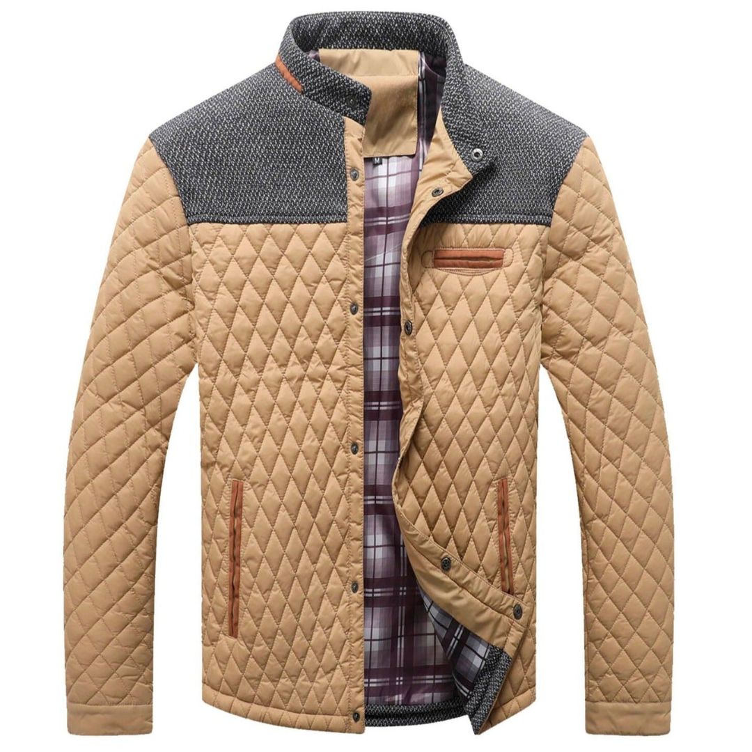 Heren Jacket Urban Stijl Met Gequilte Ontwerp 3