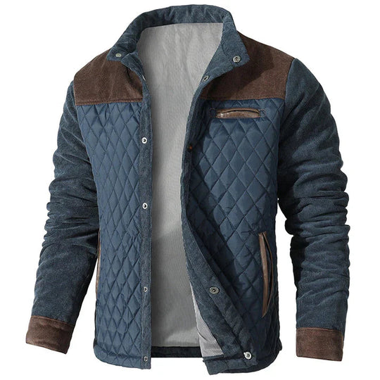 Heren Jas met Staande Kraag voor Casual Stijl 0