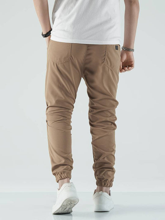 Heren Jogging Broek 4-Weg Stretch Polyester Met Diepe Voorzakken 5