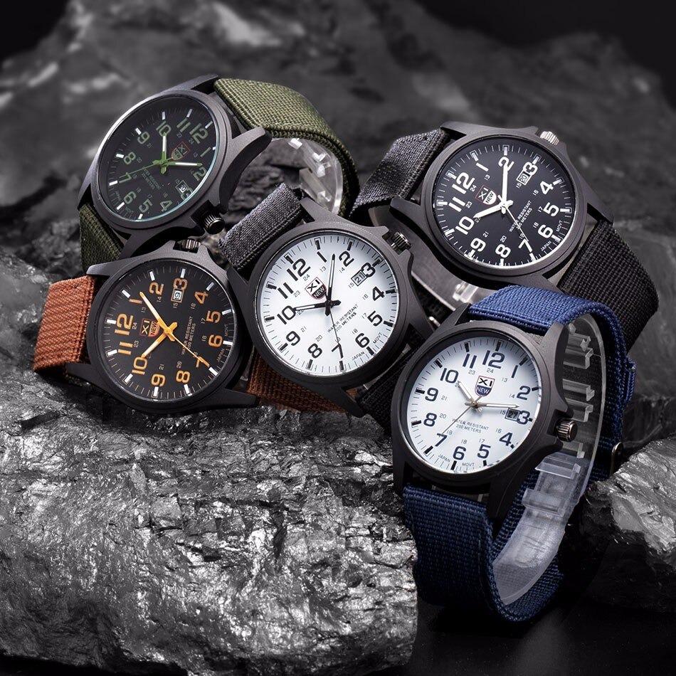 Heren Militair Horloge Tactisch Robuust met Stopwatch en Nachtverlichting 1