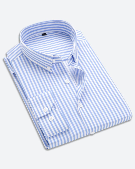 Heren Overhemd Gestreept Casual Stijl 2